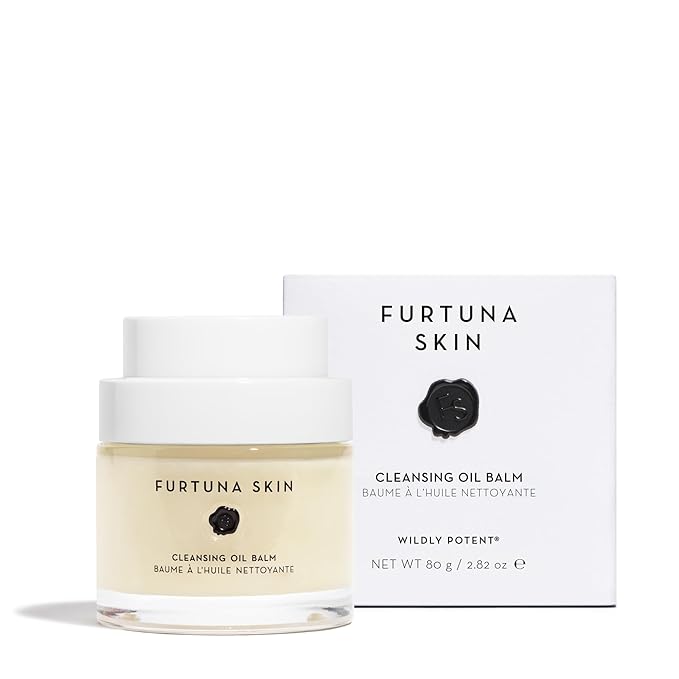 Furtuna Skin Cleansing Oil Balm - Luxurious Vegan Makeup Remover & Skin Nourisher, Olive Oil & Wild Organic Plants Blend, 80g-Velvo Beauty