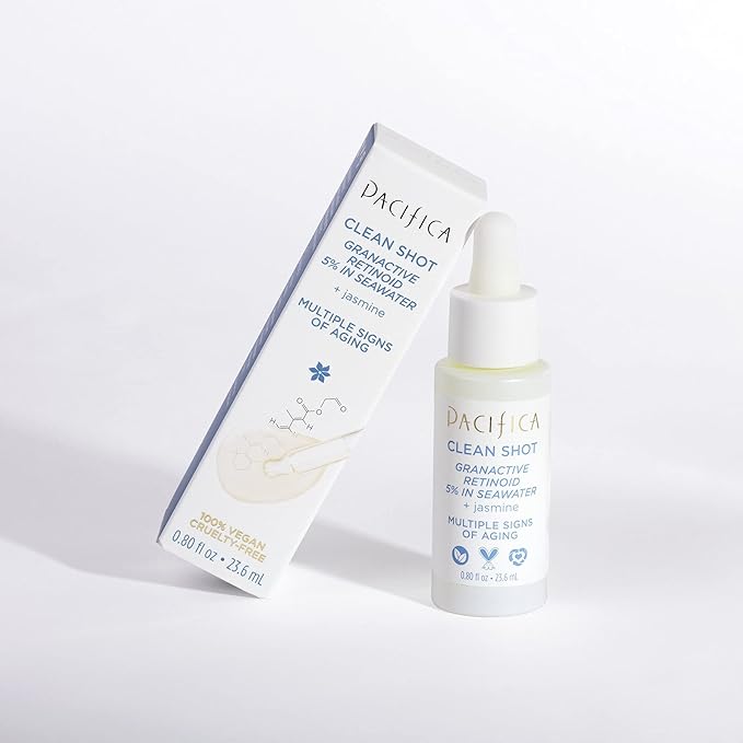 Pacifica Clean Shot Granactive Retinoid 5 Percent In Seawater Unisex, 0.8 Oz-Velvo Beauty