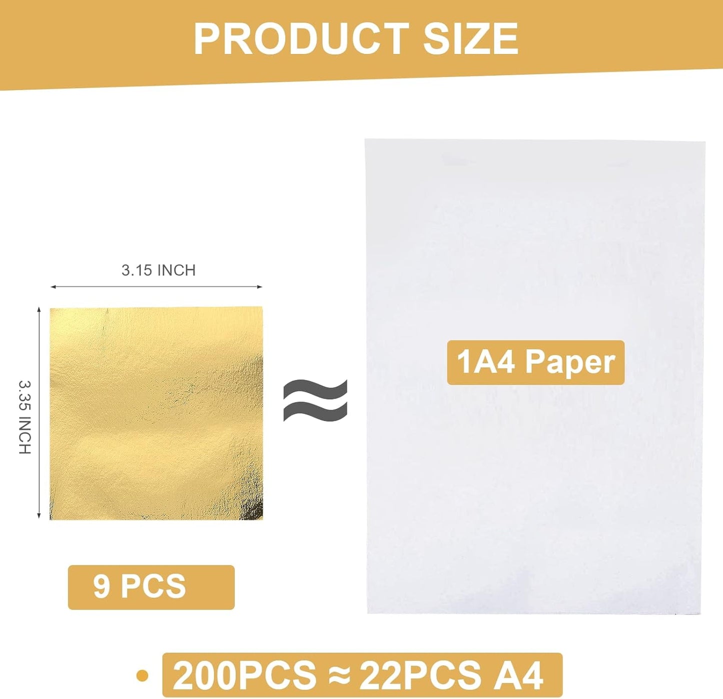 200pcs BUBIMON Imitation Rose Silver Gold Leaf Sheets Gold Foils Sheets Nail Foil for Paint, Resin, Nails, Jewelry, Slime, Arts, Gilding Crafting, Decoration, Sculpture, Furniture-Velvo Beauty