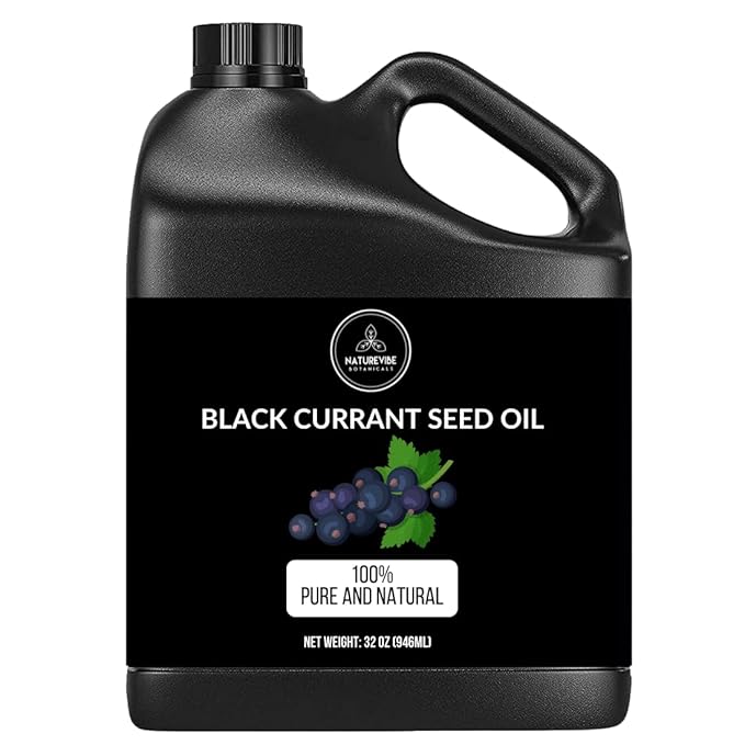 Naturevibe Botanicals Black Currant Oil 32 Ounces | 100% Pure and Natural | Great for Skin Care and Hair Care-Velvo Beauty