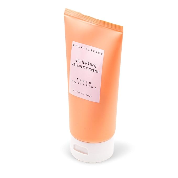 Pearlessence Sculpting Cellulite Cream, Argan & Caffeine - Helps Soften, Firm & Plump | Reduce Appearance of Dimples & Cellulite | USA Made (5 ounces)-Velvo Beauty