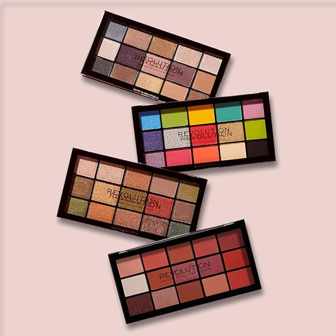 Makeup Revolution Eyeshadow Palette, Reloaded Iconic Newtrals 2, Face Make Up, Compact Eye Shadow Palette by Revolution Beauty-Velvo Beauty
