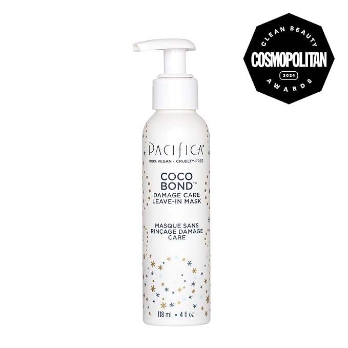 PACIFICA Beauty, Coco Bond Damage Care Leave-In Repair Mask Treatment, Dry & Damaged Hair from Bleach, Color, Chemical Services, Chlorine, & Heat, Coconut, Vegan-Velvo Beauty