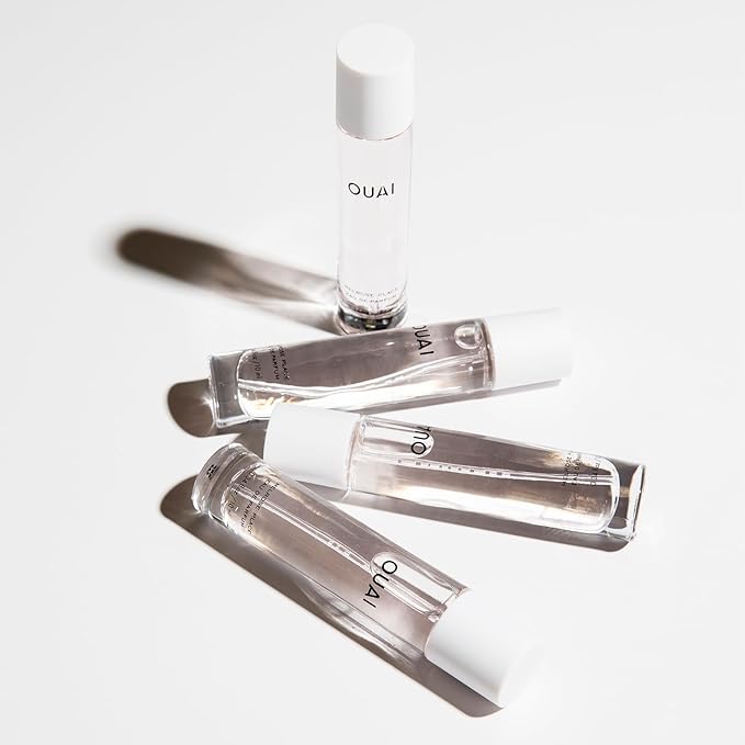 OUAI Melrose Place Eau de Parfum Travel Size - Elegant Womens Perfume for Everyday Wear - Fresh Floral Scent has Notes of Champagne, Bergamot & Rose with Delicate Hints of Cedarwood & Lychee (.34 Oz)-Velvo Beauty