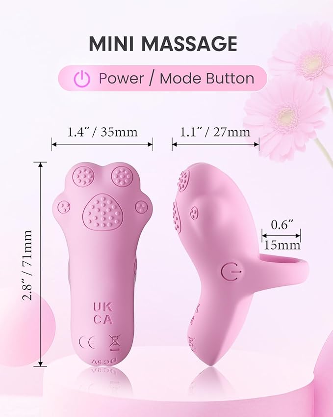 Portable Mini Facial Massage Ball, Waterproof Rechargeable Powerful Multifunctional Eye Face Finger Massager (Pink)-Velvo Beauty