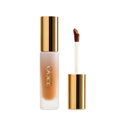 Ogee Complexion Perfecting Under Eye Concealer - Certified Organic Full Coverage Concealer - Buildable Coverage - TEAK 10.80W - Medium Deep (Warm Undertones)-Velvo Beauty