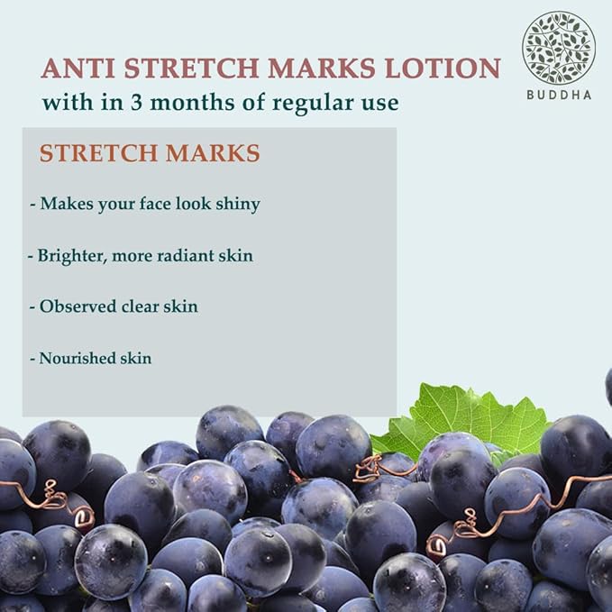 Anti-Stretch Marks Body Lotion - Reduce Visible Stretch Marks - 100% Natural (150 Ml (Pack Of 1))-Velvo Beauty