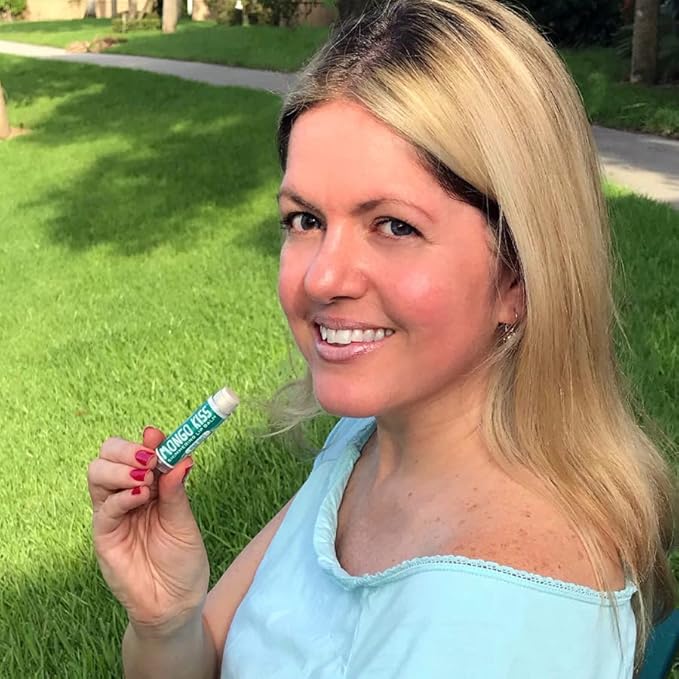 Mongo Kiss Shimmering Lip Balms (6 tubes, 2 packs) by Eco Lips 100% Natural Lip Balms featuring Organic Mongongo Oil, Cotton Candy, Sherbet and Blueberry Pie flavors - Made in USA.-Velvo Beauty