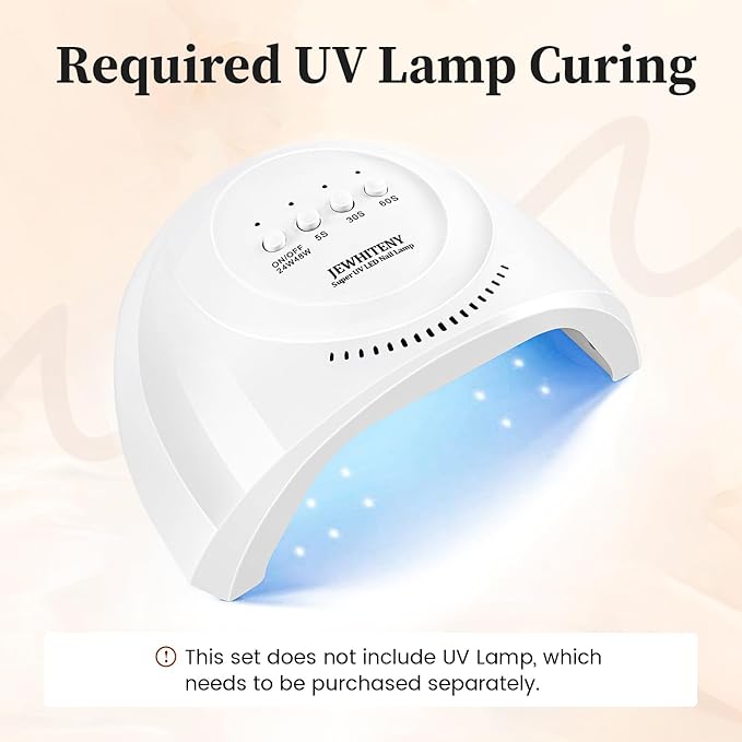 JEWHITENY Poly Nail Gel Set Clear Nude Brown Neutral Classic Color Base and Top Coat Slip Solution Poly Extension Gel With Acrylic Nail Builder Need U V Lamp Curing-Velvo Beauty