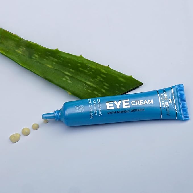 Eye Cream - Hyaluronic Acid and Nordic Berry Infused Eye Cream - Under Eye Cream for Reducing Dark Circles and Fine Lines - Hydrating Eye Cream for Daily Use-Velvo Beauty