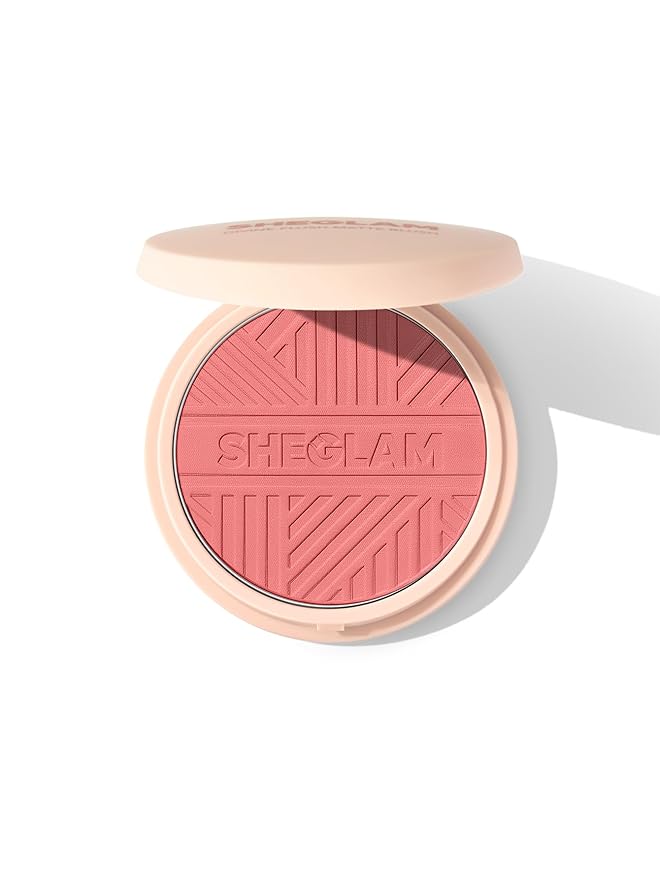 SHEGLAM Divine Flush Matte Blush Powder - Highly Pigmented, Non-Fading, Long Lasting, Lightweight Natural Blush for Face Makeup-Velvo Beauty