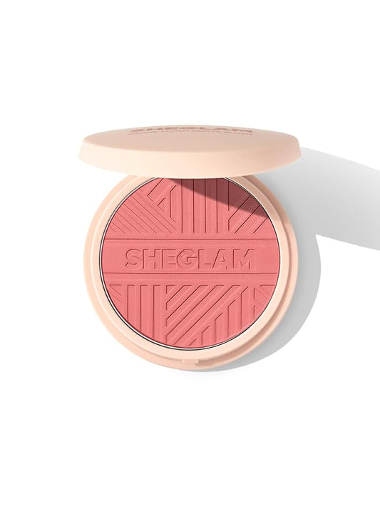 SHEGLAM Divine Flush Matte Blush Powder - Highly Pigmented, Non-Fading, Long Lasting, Lightweight Natural Blush for Face Makeup-Velvo Beauty