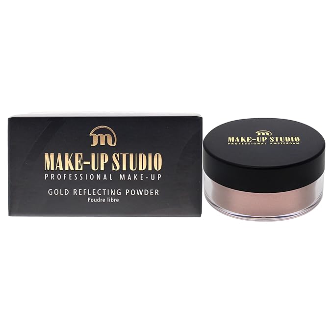 Gold Reflecting Powder Highlighter - Golden Pink for Women - 0.53 oz Highlighter-Velvo Beauty