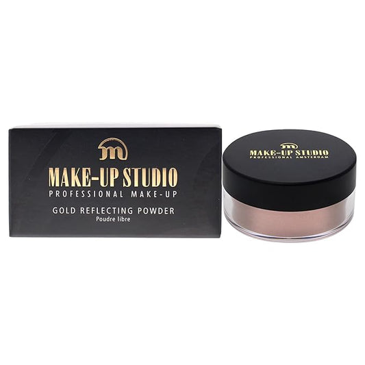Gold Reflecting Powder Highlighter - Golden Pink for Women - 0.53 oz Highlighter-Velvo Beauty