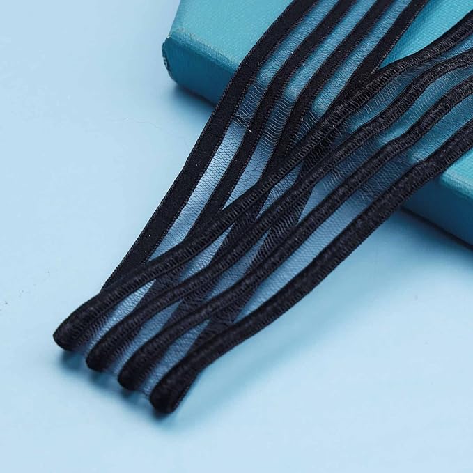 Bohemia Lace Choker Necklace Short Black Organza Necklace Gothic Wide Black Collar Necklace Punk Tattoo Choker Chain Necklace Jewelry for Women and Girls Gifts-Velvo Beauty