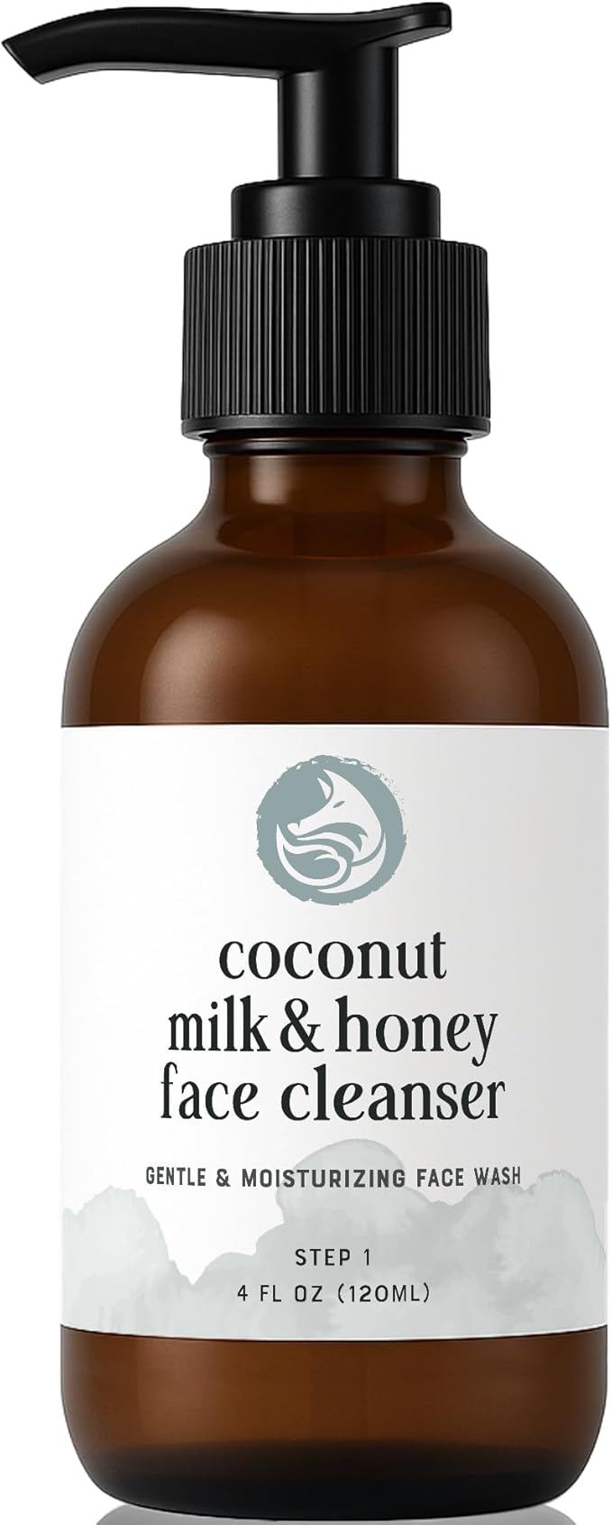 Hydrating Face Cleanser - Coconut Milk & Honey 4oz | Nourishing Daily Cleanser for All Skin Types — Gentle Non-Drying Formula, Fragrance-Free with Jojoba Oil & Aloe, Ideal for Sensitive Skin-Velvo Beauty
