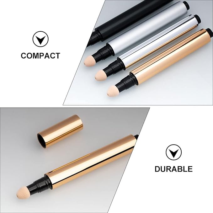 Beaupretty 4Pcs 3ml Empty DIY Cosmetics Tube Empty BB Cream Bottle Concealer Sub Tube Liquid Foundation Tube,-Velvo Beauty