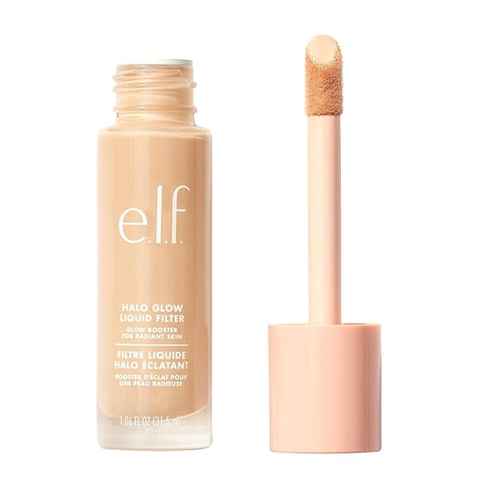 e.l.f. Halo Glow Liquid Filter, Complexion Booster For A Glowing, Soft-Focus Look, Infused With Hyaluronic Acid, Vegan & Cruelty-Free, 0 Fair-Velvo Beauty