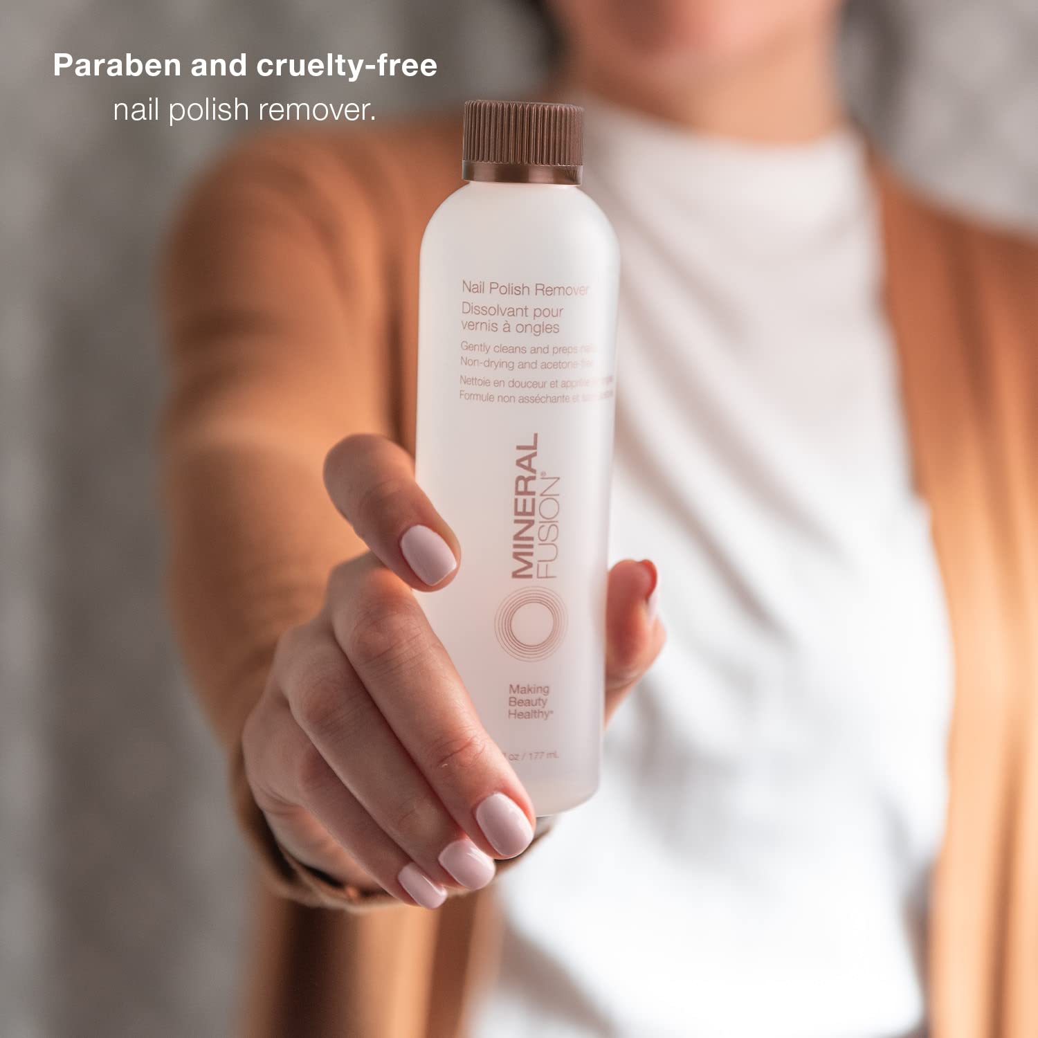 Mineral Fusion Acetone Free Nail Polish Remover, Gentle, Non-Drying, Regular & Gel Polish, 6 fl oz (2 Pack), Vegan & Cruelty-Free Nail Care for Women and Men-Velvo Beauty