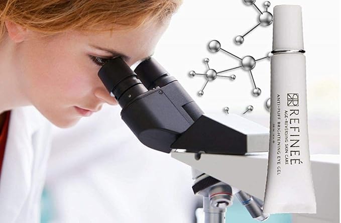 Anti-Puff Brightening Eye Gel for Under Eye Bags & Dark Circles .5oz-Velvo Beauty