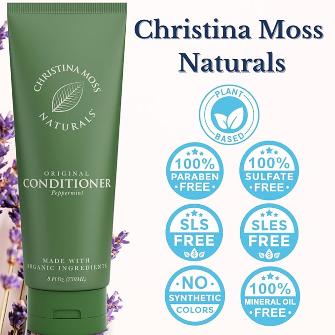 Christina Moss Naturals Conditioner Organic and Natural Ingredients, No Silicones, No Parabens-Velvo Beauty