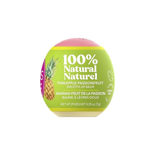 eos 100% Natural Lip Balm- Pineapple Passionfruit, All-Day Moisture, Made for Sensitive Skin, Lip Care Products, 0.25 oz-Velvo Beauty