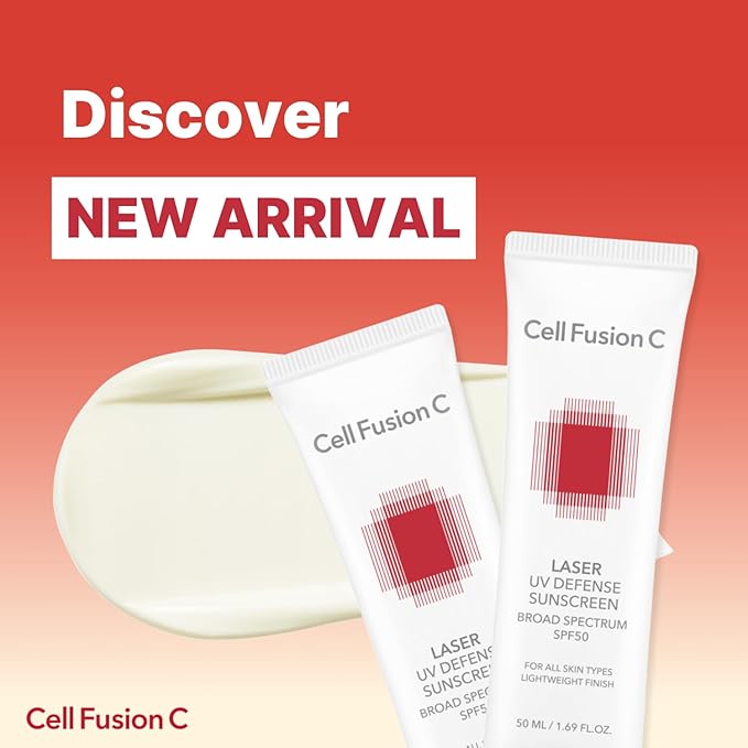 Cell Fusion C Laser UV Defense Face Sunscreen SPF 50, No White Cast and Soft Matt Finish, PDRN & 6 Ceramides Broad Spectrum Korean Sunscreen for Face, 50ml / 1.69 fl.oz-Velvo Beauty