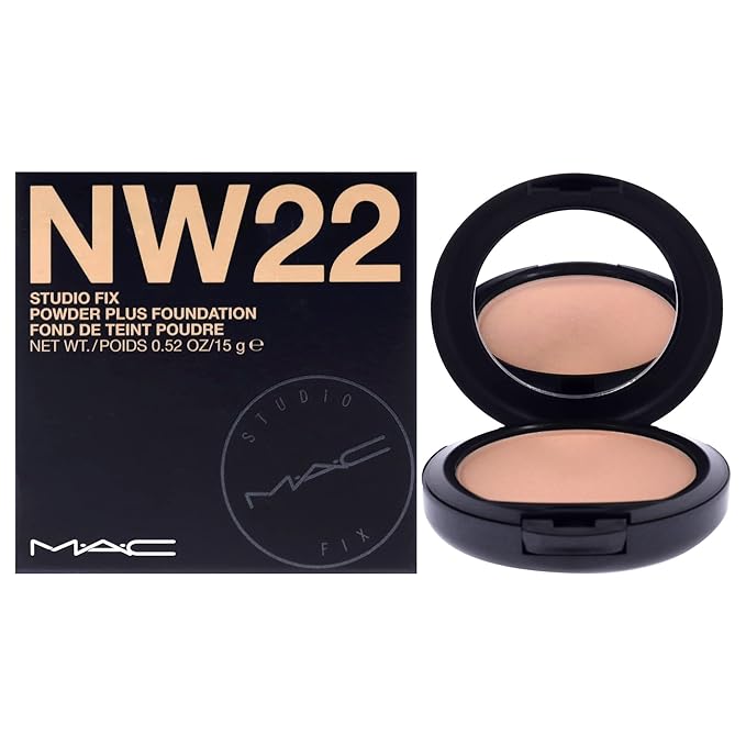 Mac Studio Fix Powder Plus Foundation Nw22 15gm/0.52 Oz-Velvo Beauty