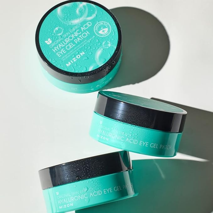 MIZON Triple Hyaluronic Acid Eye Gel Patches – Hydrogel Eye Masks with Seaweed Extract for Deep Hydration, Plumping & Soothing – 60 Pcs Under-Eye Treatment for Dryness & Fine Lines-Velvo Beauty