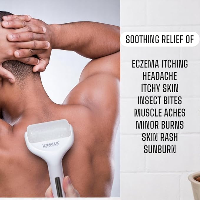 Cool IT! ICE Roller - Whole Body Cold Therapy Temporarily Relieves Skin Itch, Skin Irritation, Eczema, Skin Rashes, Minor Burns, Sunburn-Velvo Beauty