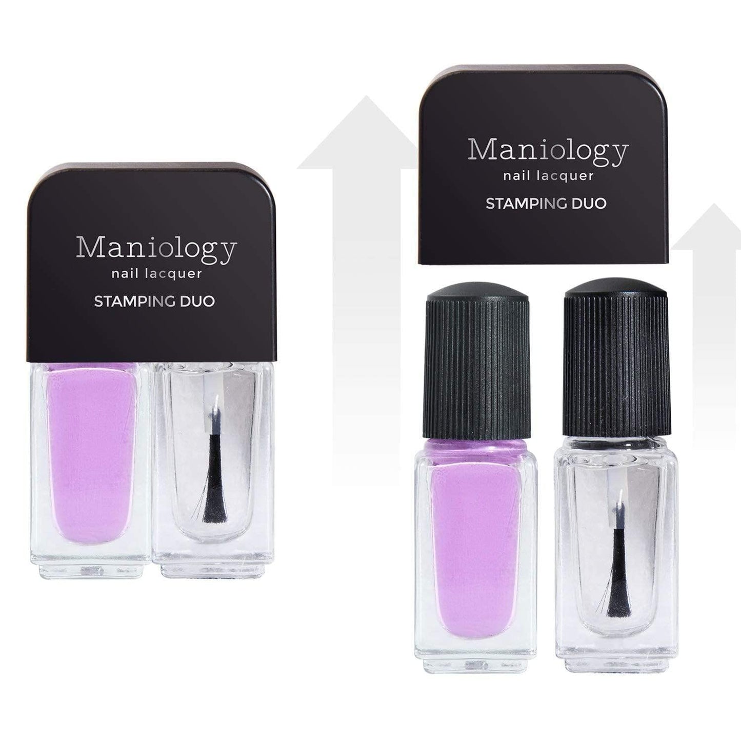 Maniology Nail Stamping Starter Kit (Plate, Polish, Top Coat, Stamper and Scraper Card) (Fringe Forever)-Velvo Beauty