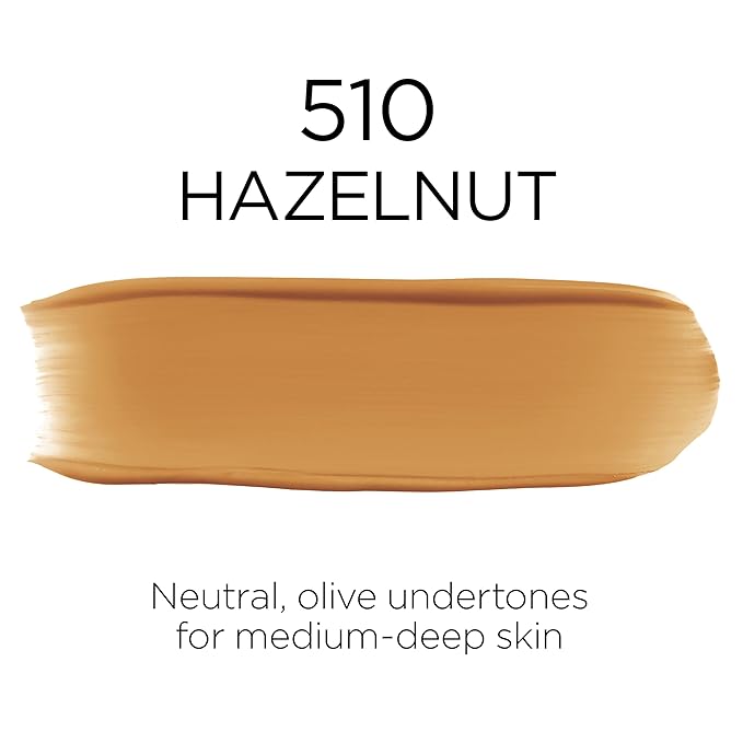 L'Oreal Paris Makeup Infallible Up to 32 Hour Fresh Wear Lightweight Foundation, 510 Hazelnut, 1 Fl Oz, Packaging May Vary-Velvo Beauty