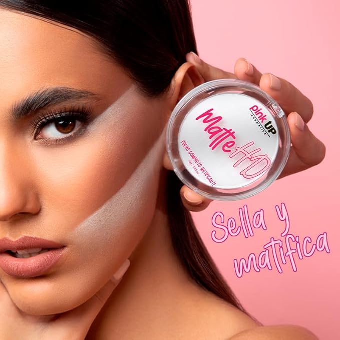 Matte HD Compact Powder Mattifying| Make up| Setting Powder| Pressed Powder | Face Make Up| For Combination Skin|Controls shine on facial skin| Model PKHD-Velvo Beauty