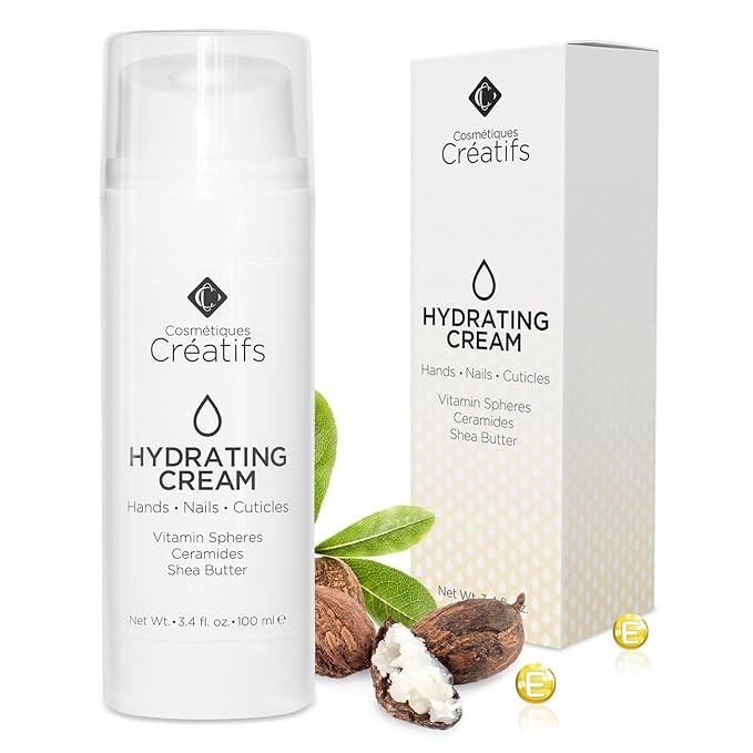 Moisturizing Hand Cream for Dry, Cracked Hands, Nails and Cuticles - 3.4 fl. oz. - Anti-Aging Skin Moisturizer with Vitamin E, Shea Butter, and Ceramides-Velvo Beauty