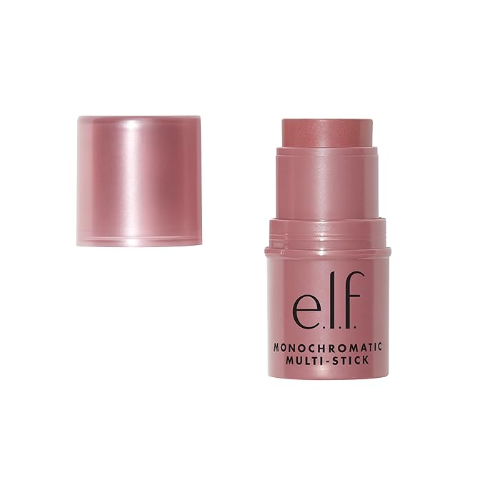 e.l.f., Monochromatic Multi Stick, Creamy, Lightweight, Versatile, Luxurious, Adds Shimmer, Easy To Use On The Go, Blends Effortlessly, Sparkling Rose, 0.17 Oz-Velvo Beauty