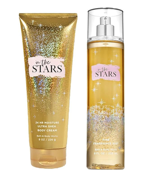 Bath and Body Works In The Stars Ultra She Body Cream & Fine Fragrance Mist Set 2018-Velvo Beauty