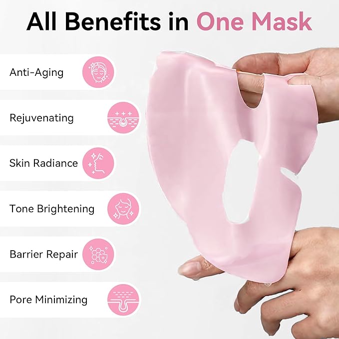 ISTON Bio-Collagen Face Mask,Overnight Revitalizing Hydrating Face Mask for Glowing Skin | Visible Firming, Deep Hydration & Refined Pores | Peptides, NMN & Hyaluronic Acid Masks For All Skin Type-Velvo Beauty
