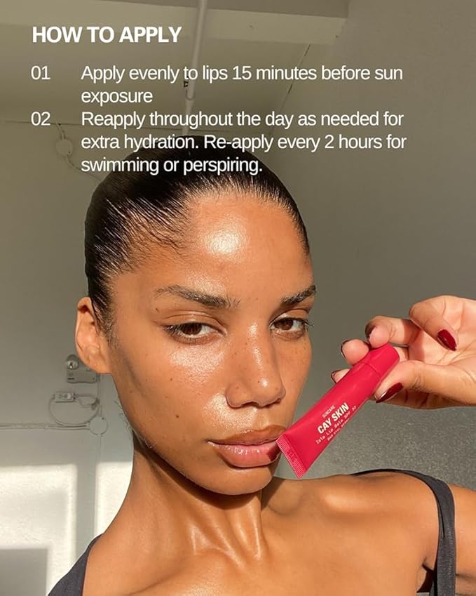 Cay Skin Isle Lip Balm SPF 30 – High Shine, Hydrating + Sheer Lip Gloss in Vanilla Brown Sugar Flavor – Formulated with Natural Ingredients for All Skin Tones – 3-Pack, Coral-Velvo Beauty