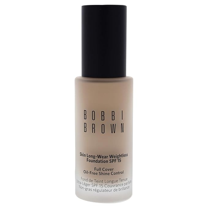 Bobbi Brown Skin Long-Wear Weightless Foundation SPF 15-1 Warm Ivory Women 1 oz-Velvo Beauty