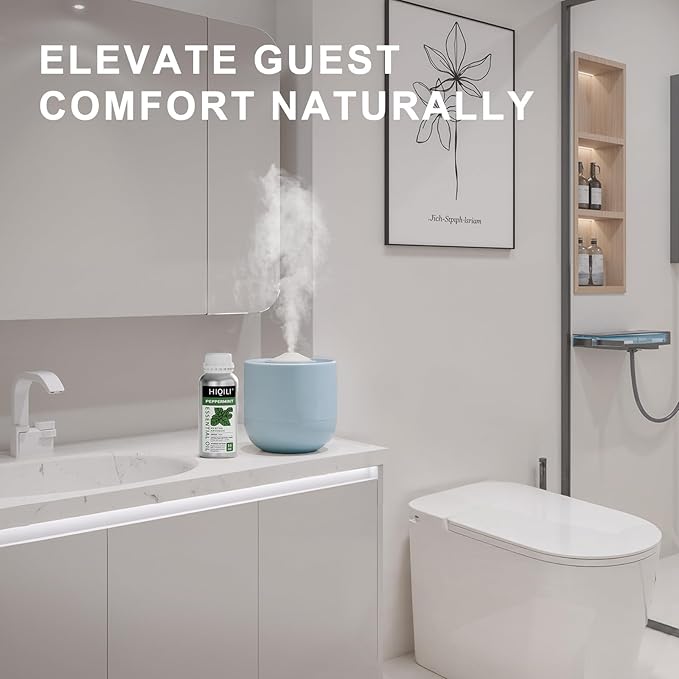 HIQILI Peppermint Essential Oil 16 oz 100% Pure Natural Aromatic Oil for Freshening Air, Hair Care, DIY Soap, SPA & Home Use-Velvo Beauty