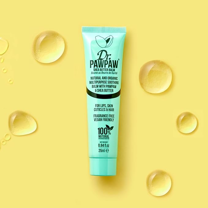 Shea Butter Balm, Multi-Purpose Natural No Fragrance, for Hydrating Lips, Skin, Hair, Cuticles, Nails & Beauty Finishing (25 ml)-Velvo Beauty