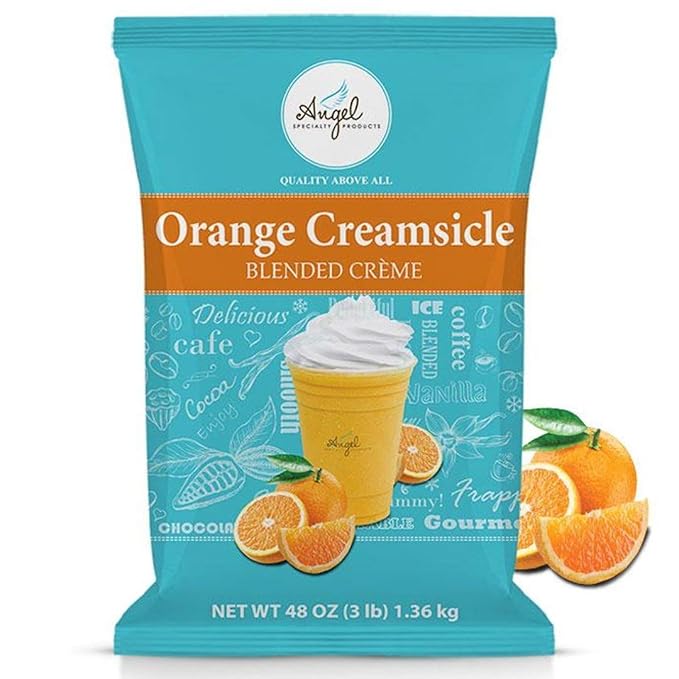 Angel Specialty Products, Blended Smoothie, Frappe Powder Mix, Orange Creamsicle [3 LB] [34 Servings]-Velvo Beauty