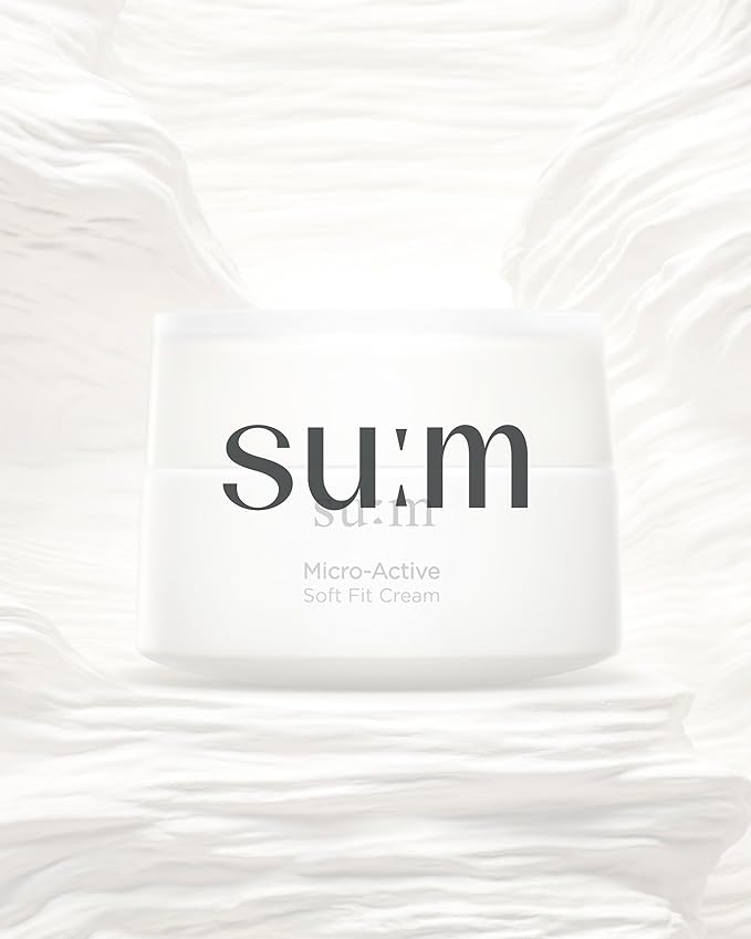 SU:M Micro-Active Soft Fit Cream (1.67 fl oz) - Deep Hydration for Elasticty, Sensitive Skin. Korean Skin Care. Peptides, Fermented Nutrients.-Velvo Beauty