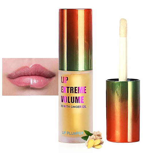 Lip Plumper Extreme - Plumping Lip Gloss - Clear Lip Plump Gloss -Lip Enhancer Plumper - Lip Moisturizer for Dry Lips - Lip Filler Plumper - Volumize Lips Instantly for Thicker & Fuller Lips-Velvo Beauty