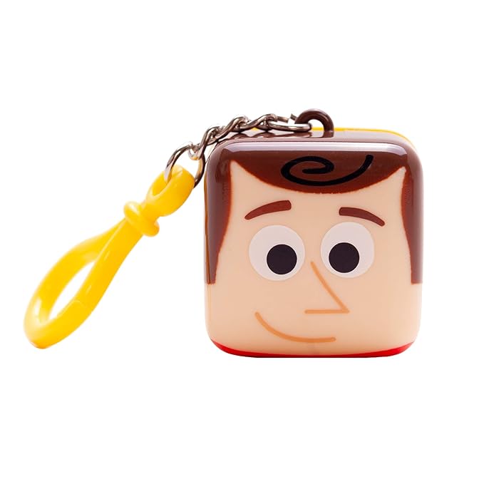 Lip Smacker Pixar Cube Balm, Woody, 1 Lip Balm in a Collectable Key Chain-Velvo Beauty