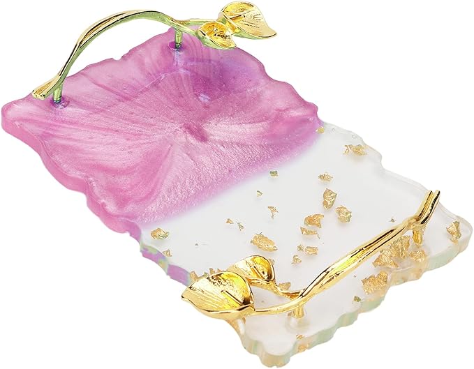 Resin Nail Palette Nail Palette Nail Art Makeup Display Board Manicure Stand Manicure Palette Nail Art Color Manicure Nails DIY Tool (Pink)-Velvo Beauty