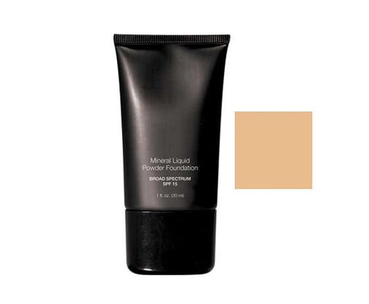 Mineral Liquid Powder Foundation Broad Spectrum SPF 15 (Almond)-Velvo Beauty