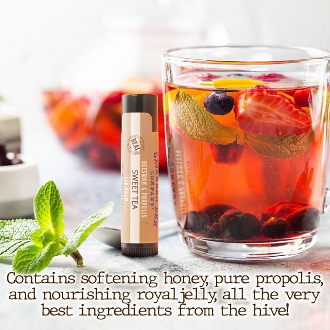 Savannah Bee Company Lip Balm - Lip Moisturizer for Chapped Lips - Hydrating Lip Balm with Pure Honey-Velvo Beauty