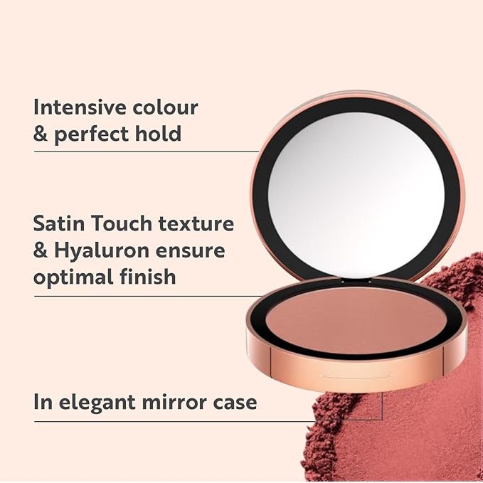 M. Asam Magic Finish Satin Blush Desert Bloom Blush (0.14 Oz) – Make-Up Powder Blush For A Fresh & Radiant Look With Hyaluronic Acid & Ultra-Fine Color Pigments For Fuller Looking Cheeks-Velvo Beauty
