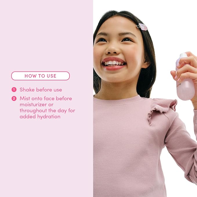 Evereden Kids Multi-Vitamin Hydrating Face Mist | Nourishing Face Spray, Preppy Skincare Essential for Ages 6+ | Clean Formula Safe for Sensitive Skin | Multi-Vitamin Complex, Peach & Mango Juice-Velvo Beauty